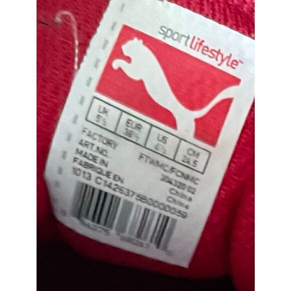 Puma Nyter BMW Leather   Men’s Navy Blue Red Driving Speed Cat Size  6.5 Shoes - Picture 5 of 7